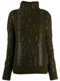 cable-knit jumper at Farfetch